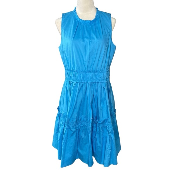 NWT Lily Pulitzer Elina Stretch Cotton Cumulus Blue - Picture 3 of 11